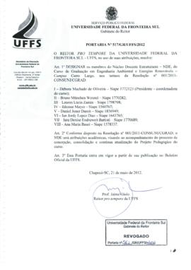 Portaria 517-GR-2012