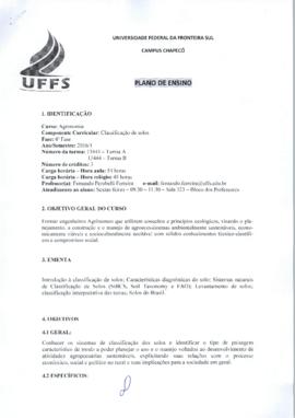 Classificação de Solos
