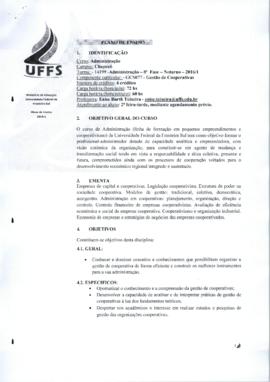 Gestão de Cooperativas