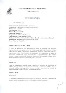 Psicologia Organizacional