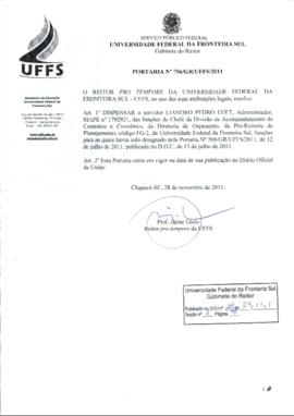 Portaria 756-GR-2011