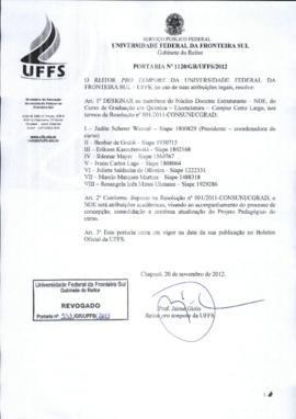 Portaria 1120-GR-2012