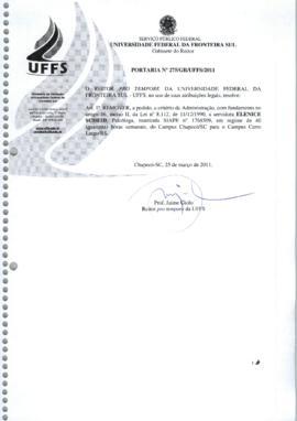 Portaria 275-GR-2011