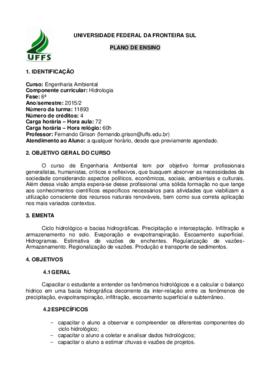 Hidrologia