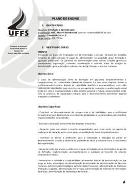 Introdução à Administração