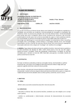 Economia Brasileira