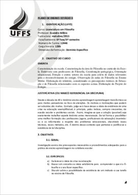 Estágio Curricular Supervisionado II