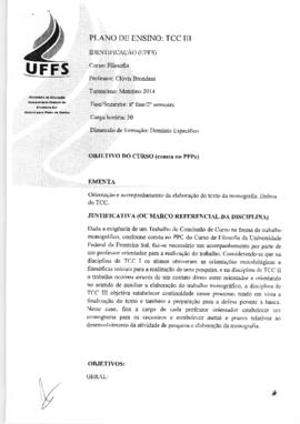 Trabalho de Conclusão de Curso III