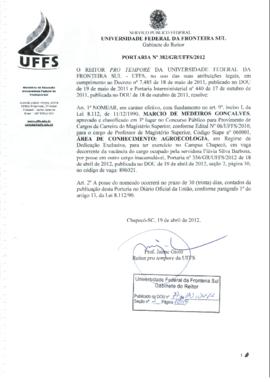 Portaria 382-GR-2012