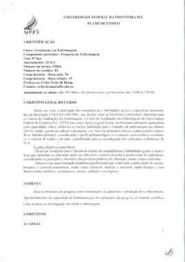 Pesquisa em Enfermagem