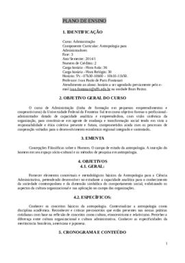 Antropologia para Administradores