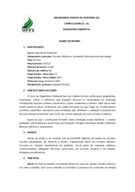 Circuitos Elétricos e Conversão Eletromecânica de Energia