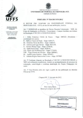 Portaria 526-GR-2012