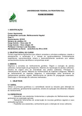 Melhoramento Vegetal