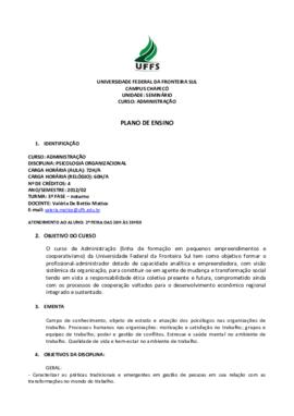 Psicologia Organizacional