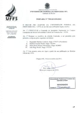 Portaria 739-GR-2011