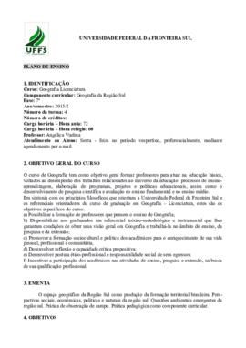 Geografia da Região Sul
