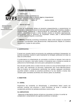 Introdução à Economia de Empresas