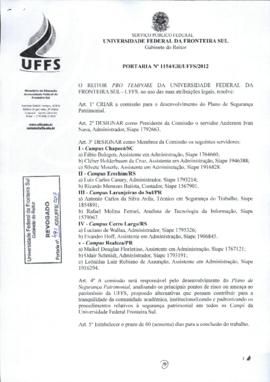 Portaria 1154-GR-2012