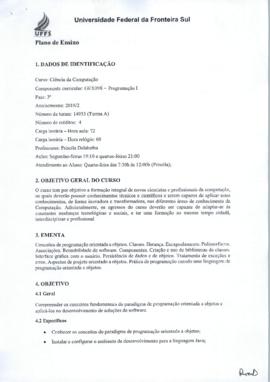 Programação I - Turma B