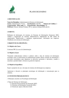 Administração de Sistemas de Informação