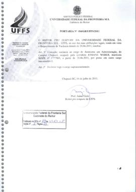 Portaria 484-GR-2011