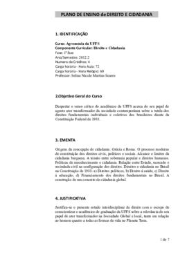 Direito e Cidadania