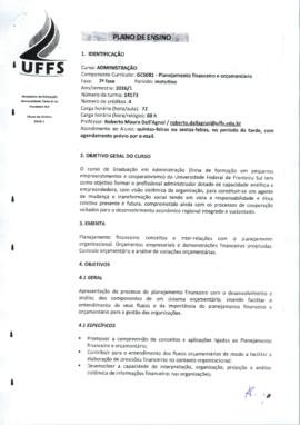 Planejamento Financeiro e Orçamentário