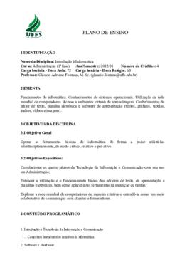 Introdução à Informática