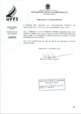 Portaria 732-GR-2012