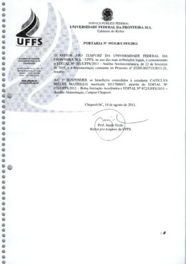 Portaria 592-GR-2011