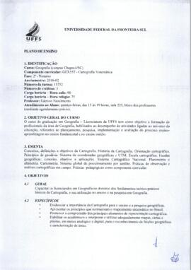 Cartografia Sistemática