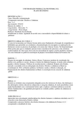 Direitos e Cidadania