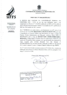 Portaria 558-GR-2012