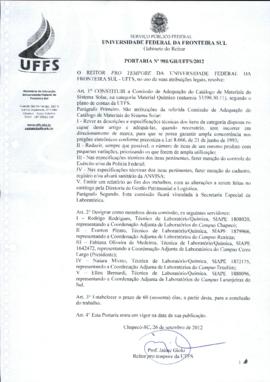 Portaria 981-GR-2012