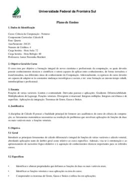 Cálculo II