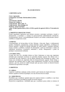 Bovinocultura Leiteira