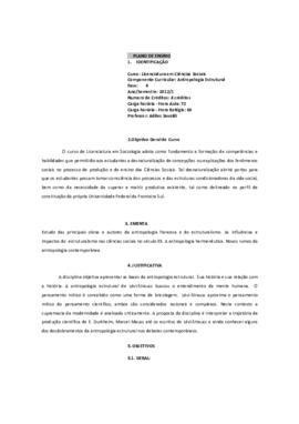 Antropologia Estrutural