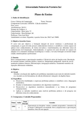 Cálculo Numérico