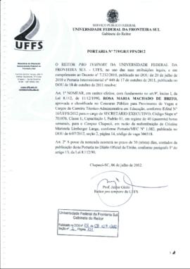Portaria 719-GR-2012