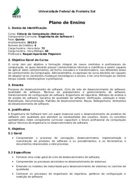 Engenharia de Software I
