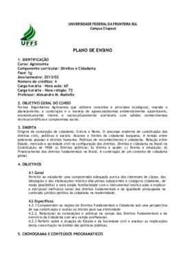 Direitos e Cidadania