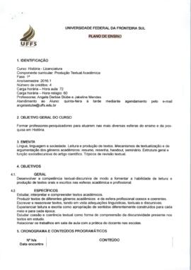 Produção Textual Acadêmica