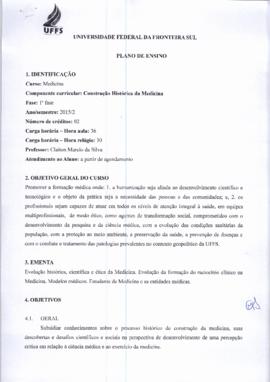 Construção Histórica da Medicina