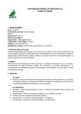 Geomorfologia