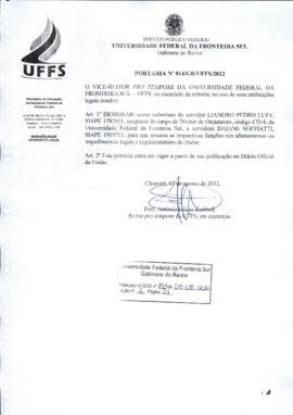 Portaria 814-GR-2012