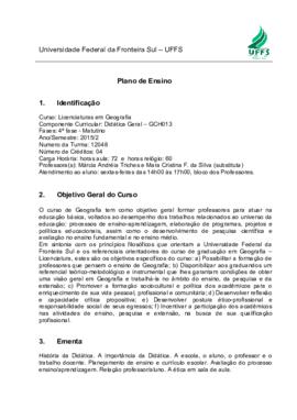 Didática Geral