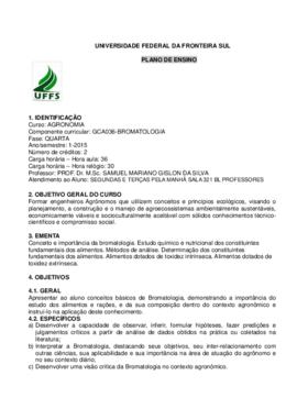 Bromatologia