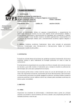 Introdução à Economia
