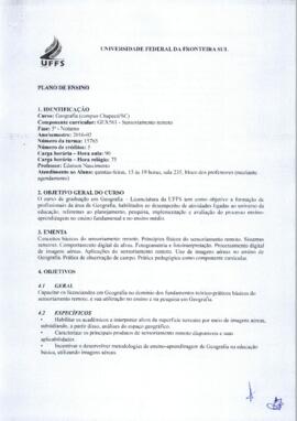 Sensoriamento Remoto